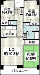 クエスト山手台の物件間取画像